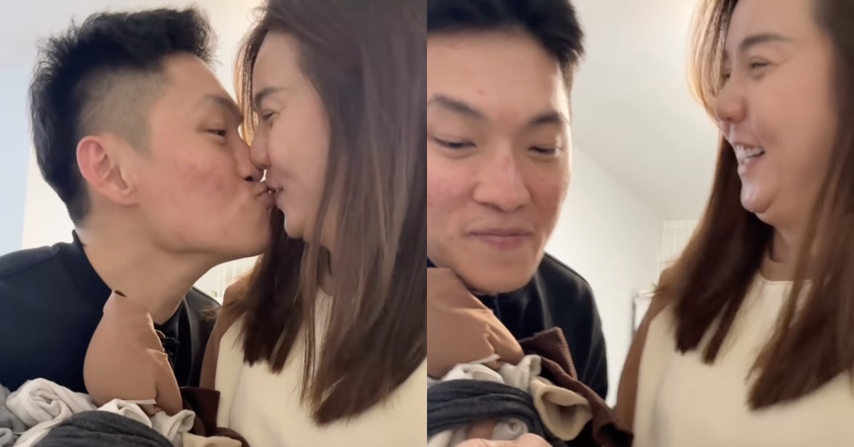 百萬YouTube頻道「欸你這週要幹嘛」的妹妹Shine和老吳宣布懷孕喜訊。（圖／翻攝自Shine IG）