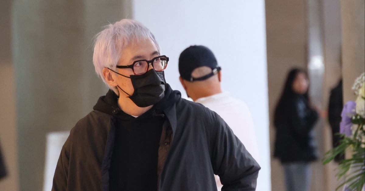 張宇今（10）日送別袁惟仁最後一程。（圖／東森娛樂）