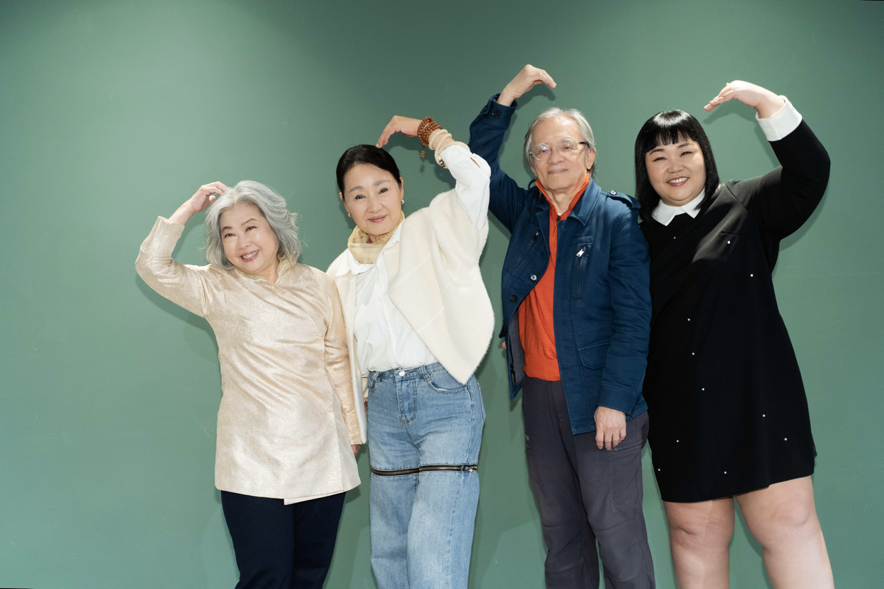 《以身相許》 吳碧蓮（左起）、鮑正芳、鄧志鴻、廖慧珍。（圖／大愛）