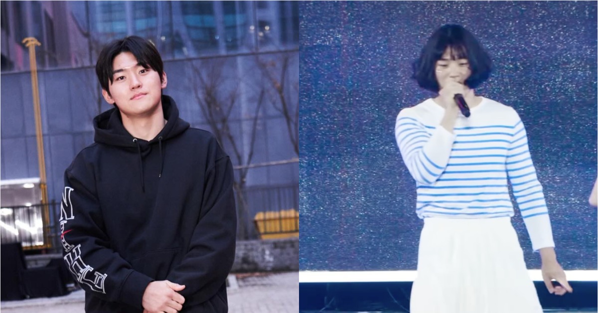 韓國職棒選手金倒永曾男扮女裝成NewJeans成員Hanni演出。（圖／翻攝自金倒永 IG、X）