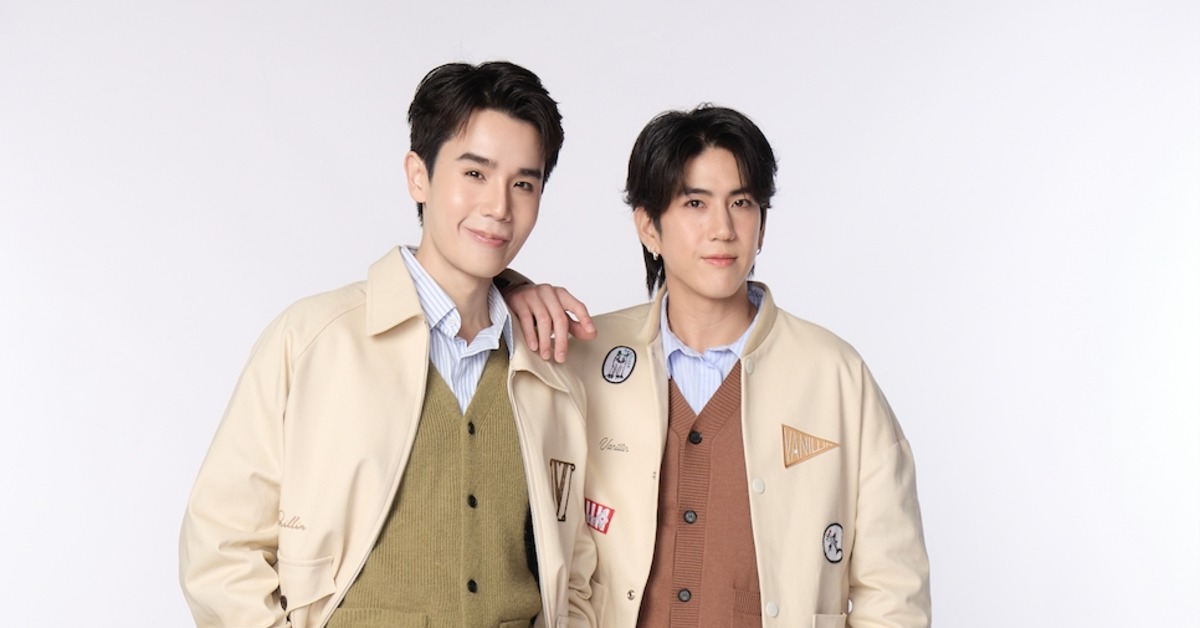 泰國GMMTV旗下的超人氣演員Jimmy（左）與Sea（右）。（圖／MY(:mine)提供）