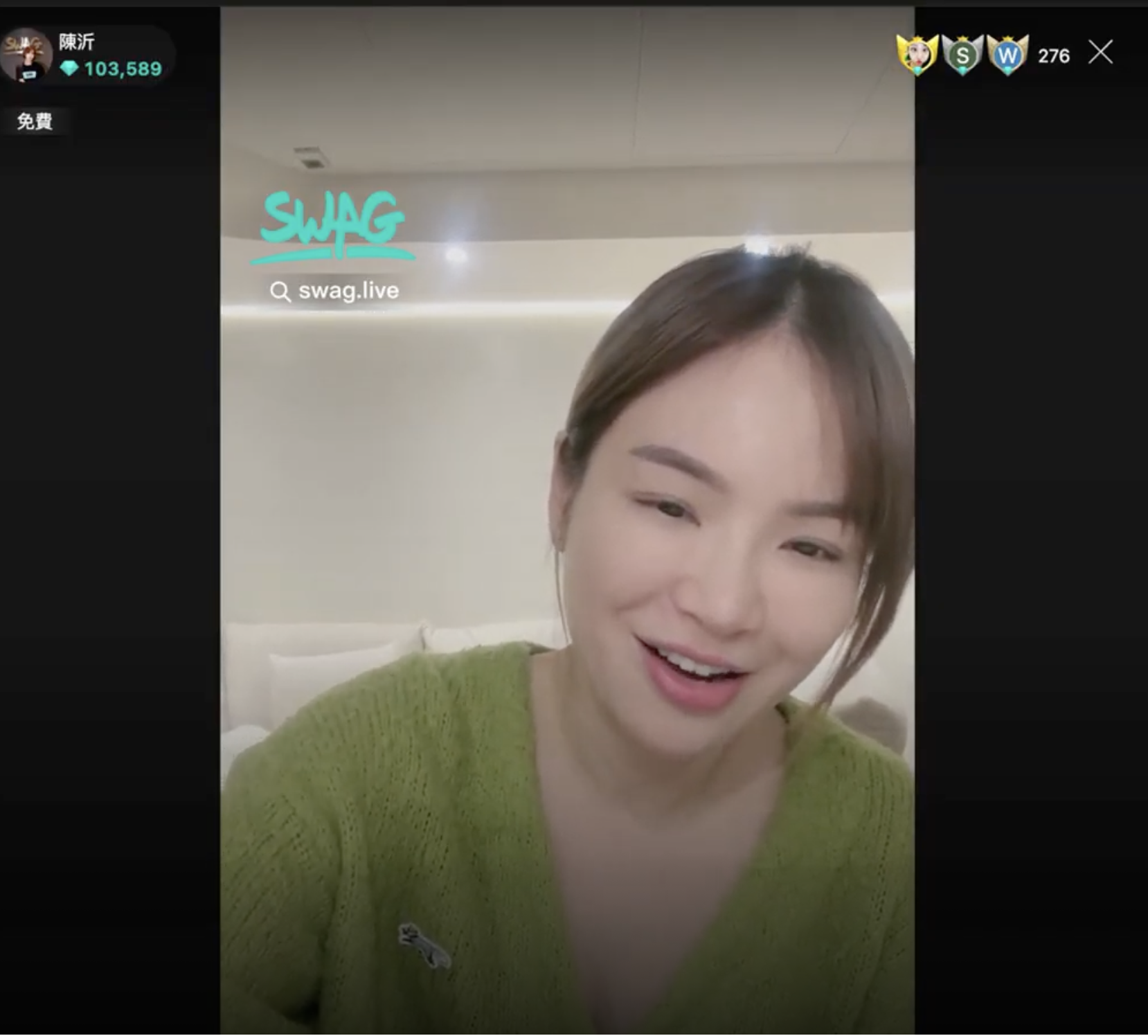 陳沂開創「私訊付費鑑鳥」新商業模式。（圖／SWAG提供)