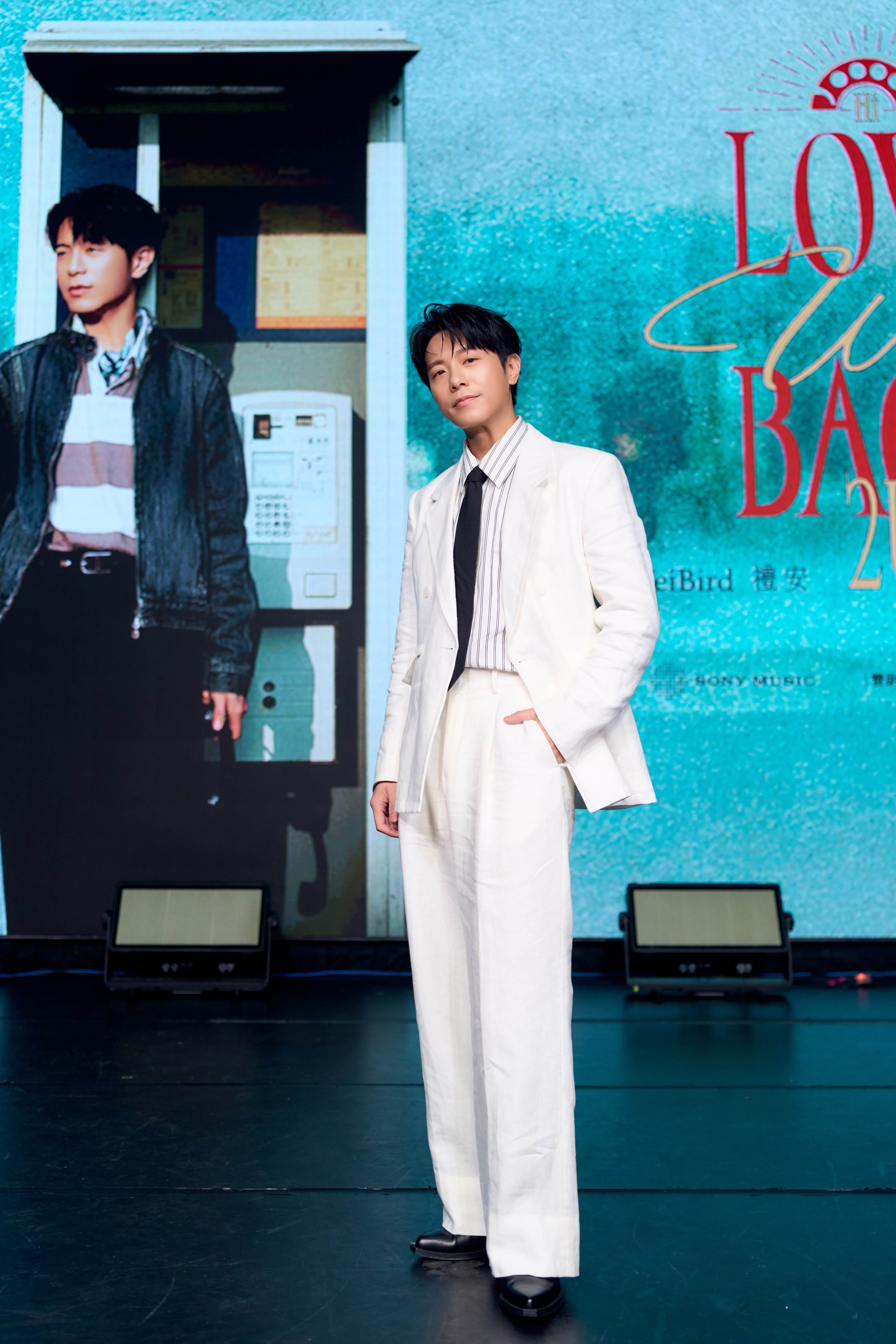 金曲創作才子韋禮安舉辦「Hi, LOVE WEI BACK 2 U」新EP搶聽簽名會。（圖／索尼音樂提供）