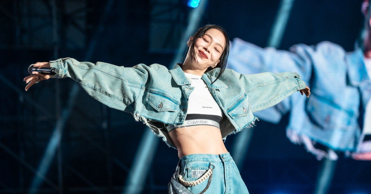 女星孫淑媚登櫻花季舞台辣秀川字肌。（圖／寬寬整合提供）