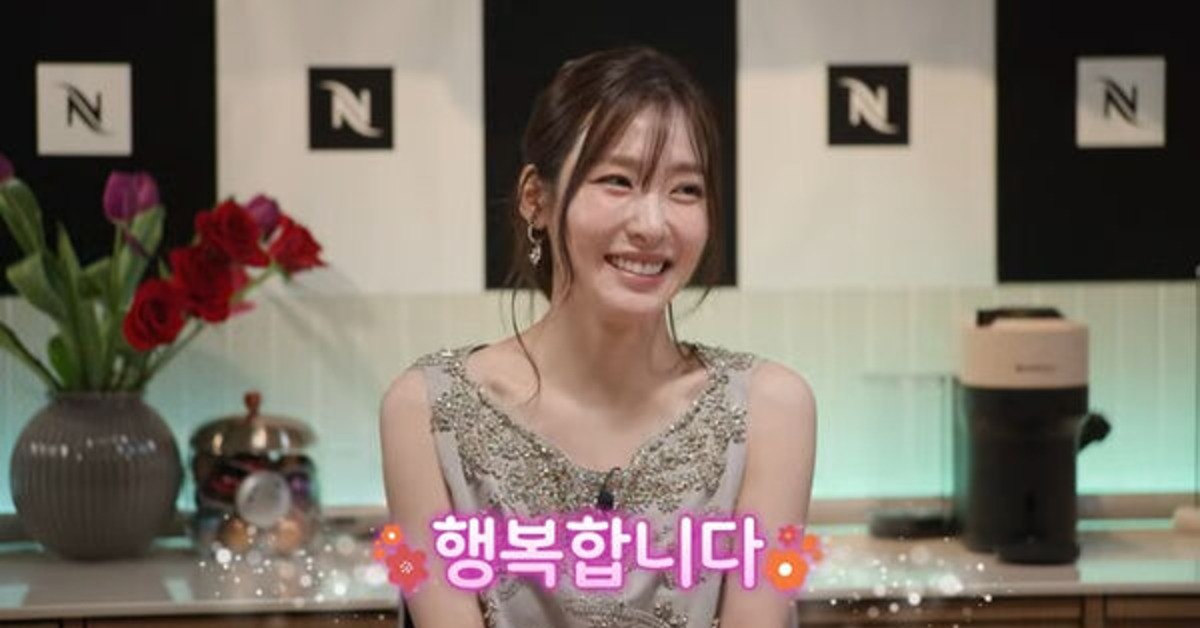 韓國女團少女時代成員Tiffany上節目分享和卞耀漢的戀愛故事，並開心表示自己現在很幸福。（圖／翻攝自 JTBC Entertainment YouTube）