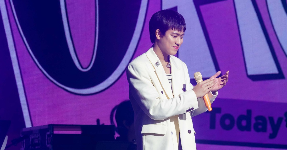 李茂珍演唱會適逢白色情人節，感謝粉絲選擇與他共度節日。（圖／網銀國際影視提供）