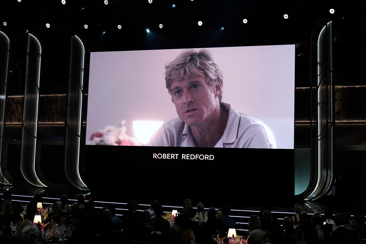 奧斯卡紀念逝世影人勞勃瑞福。（圖／美聯社）