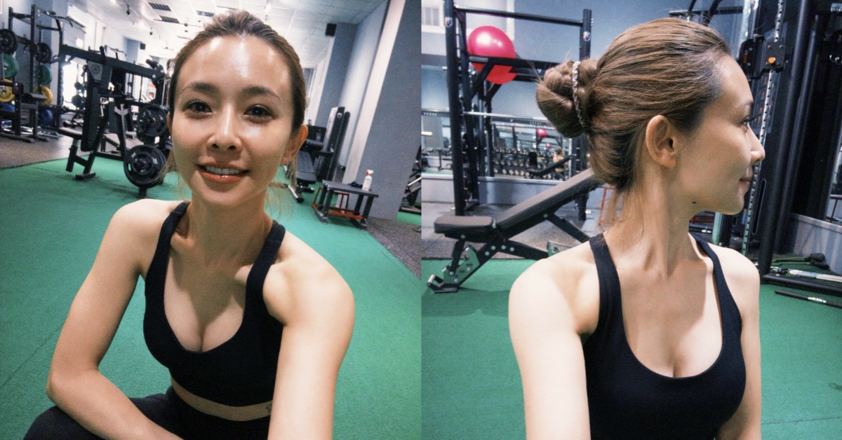 吳婉君曬健身美照。（圖／翻攝自吳婉君Instagram）