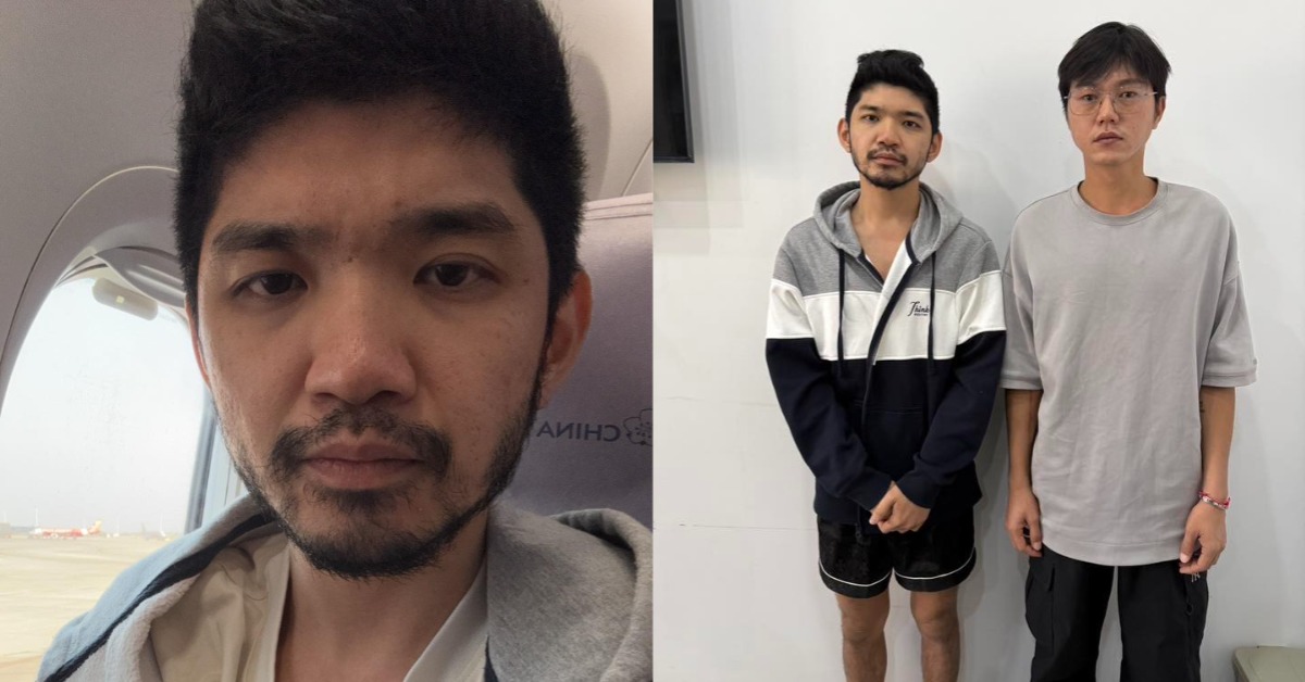 晚安小雞出獄回台。（圖／翻攝自晚安小雞Facebook）