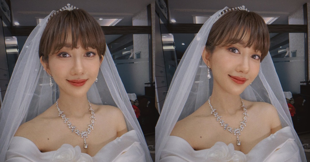 王晴婚紗美照曝光。（圖／翻攝自王晴Instagram）