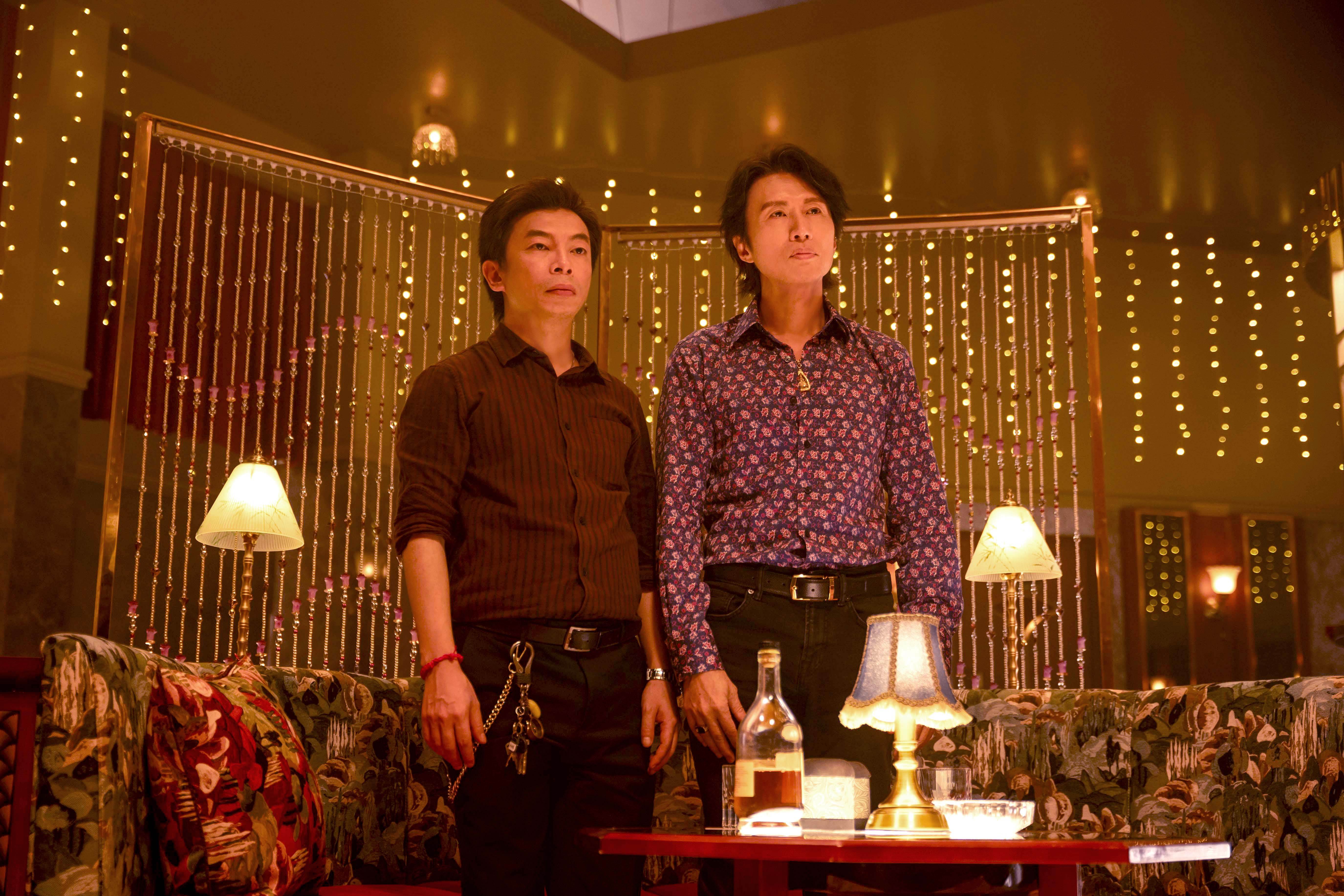 《夜王》中楊偉倫成為全片和黃子華抗衡的搞笑擔當。（圖／華映娛樂）