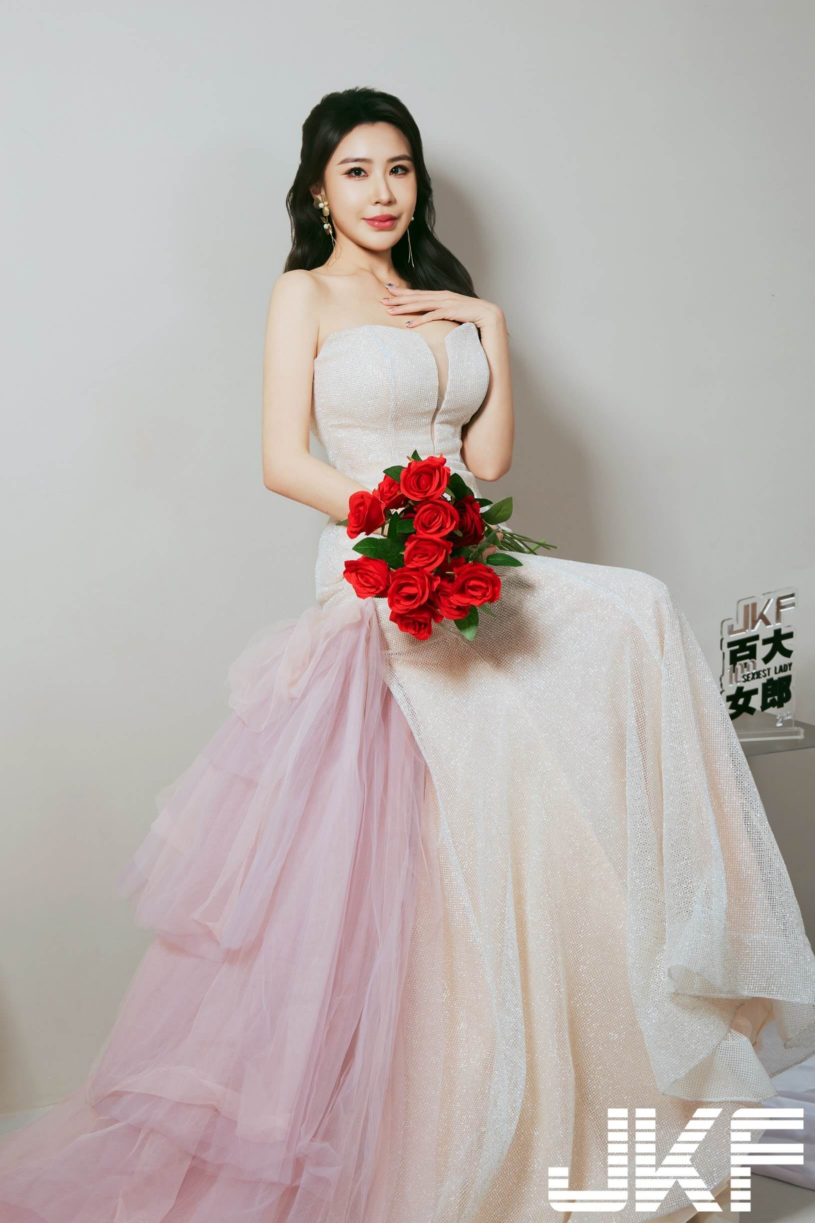 第七屆JKF百大女郎第二名孫孫。（圖／JKF提供）