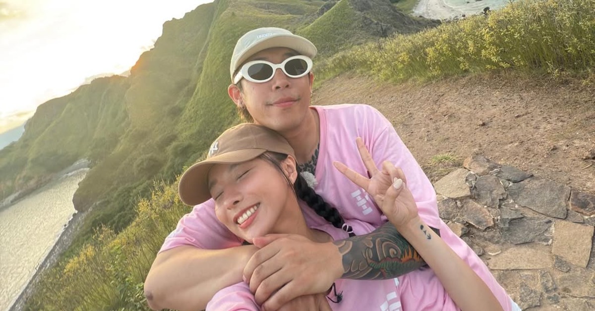 玖壹壹成員健志與妻子Mia。（圖／翻攝自健志 IG）