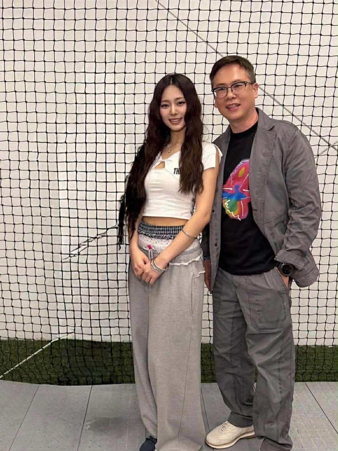 王兆傑將賈永婕的部分裁掉，僅留下他跟子瑜。（圖／翻攝自賈永婕臉書）