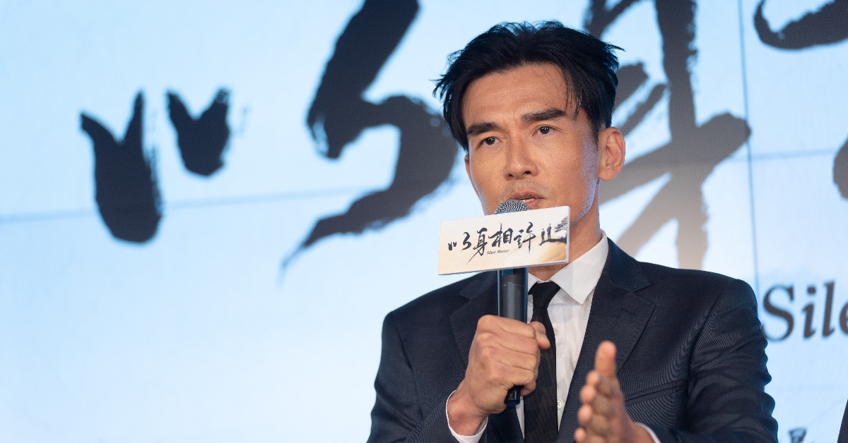 大愛劇《以身相許》楊一展，出席首映記者會。（圖／大愛）