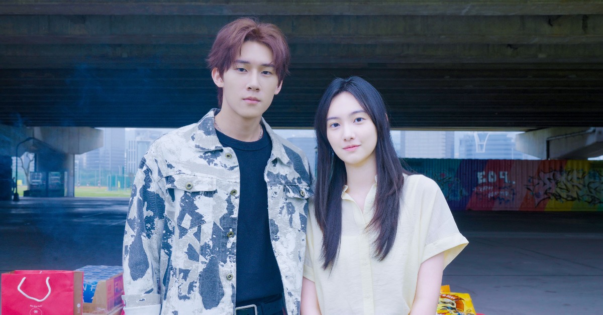 Vin（左）和雨涵（右）首次演戲就擔綱男女主角，既緊張又期待。（圖／踢帕娛樂）