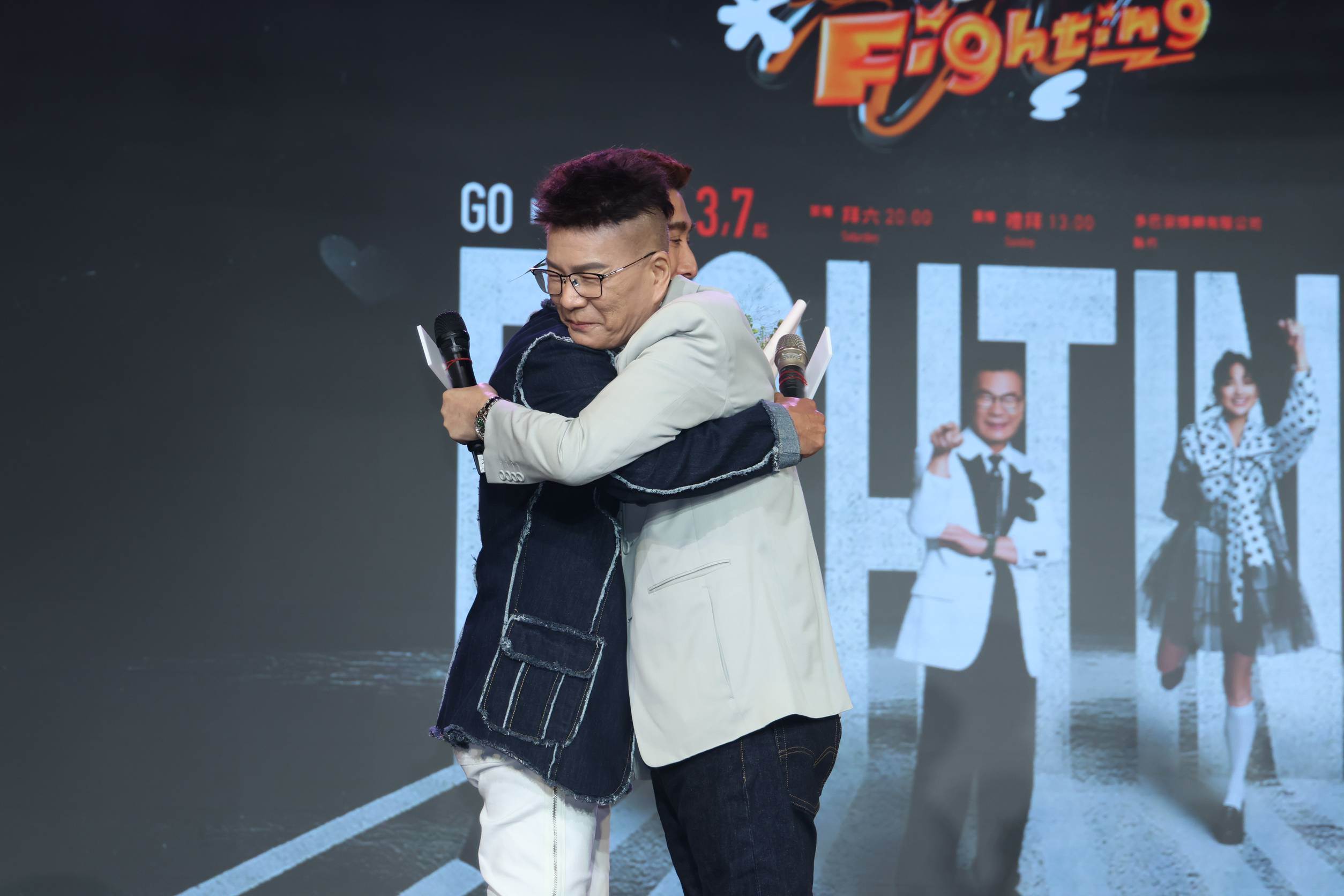 潘若迪與沈玉琳日前在記者會上泛淚相擁一幕相當感人。（圖／東森娛樂）
