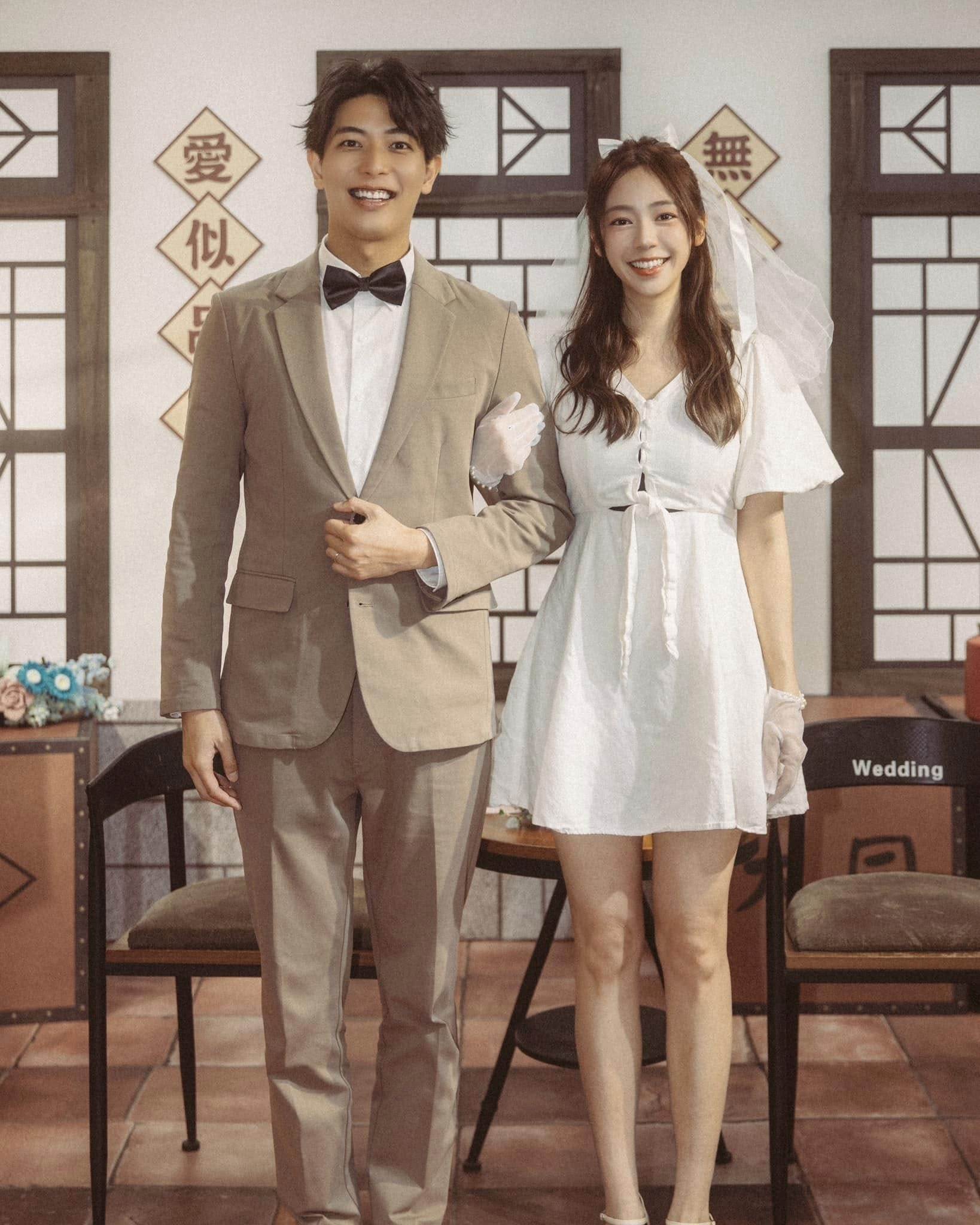 陳天仁、河村一樹因文件認證手續卡關登記結婚。（圖／翻攝自陳天仁臉書）