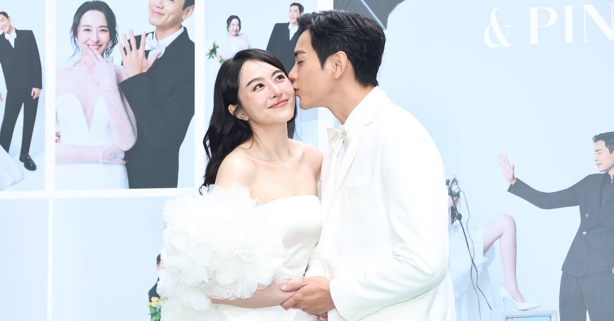 禾浩辰、吳品潔今（29）日甜蜜大婚。（圖／東森娛樂）