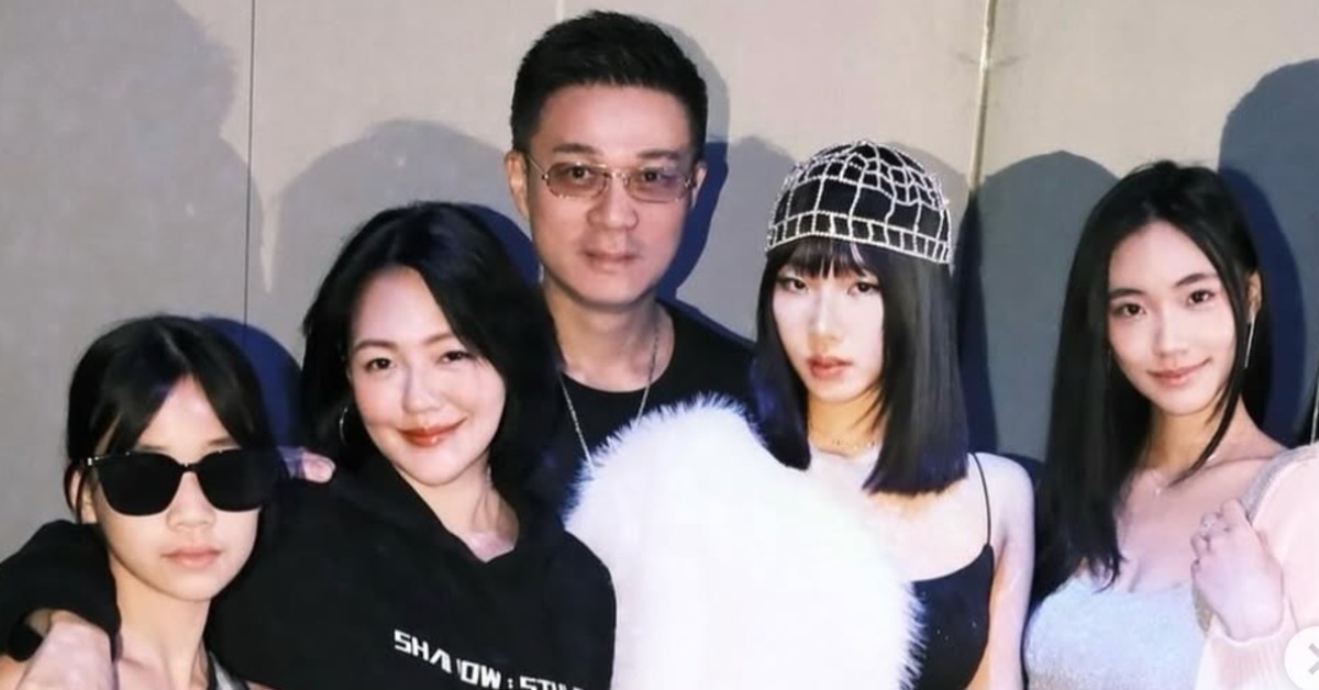 小S的3個女兒皆繼承優良基因。（圖／翻攝自小SIG）