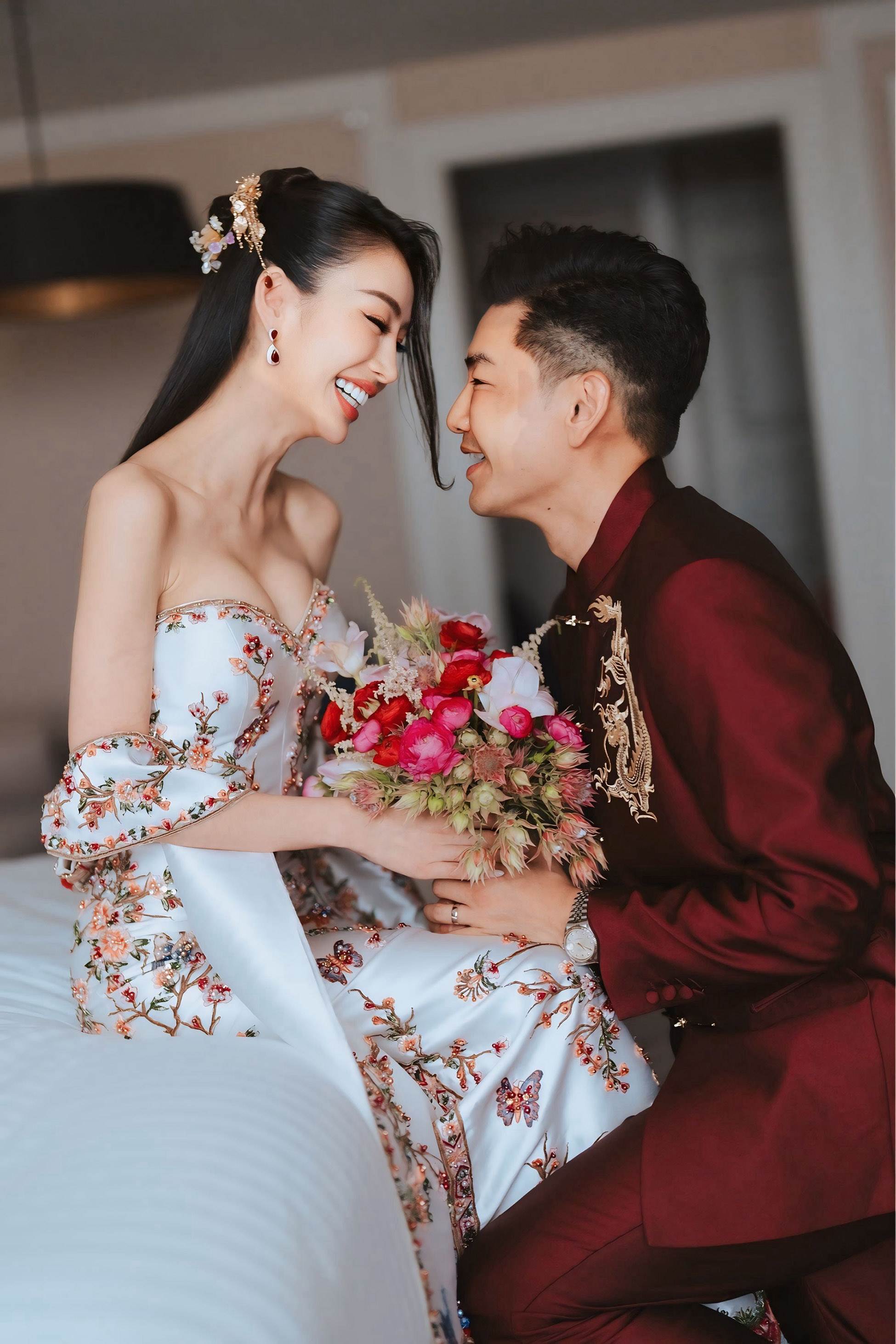 孔令奇與陳銘君在馬來西亞舉辦中式婚禮。（圖／孔令奇提供）
