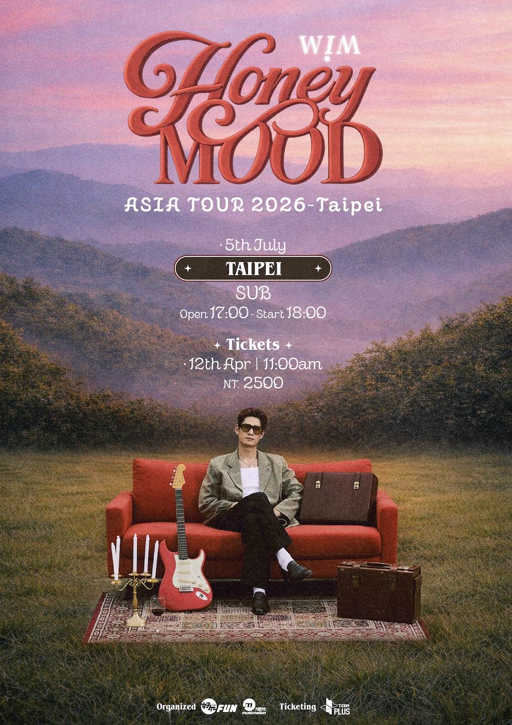 《WIM 2026 Asia Honeymoon Tour – Taipei》於7月5日在SUB舉辦。（圖／好玩專賣店 / 大國文化提供）