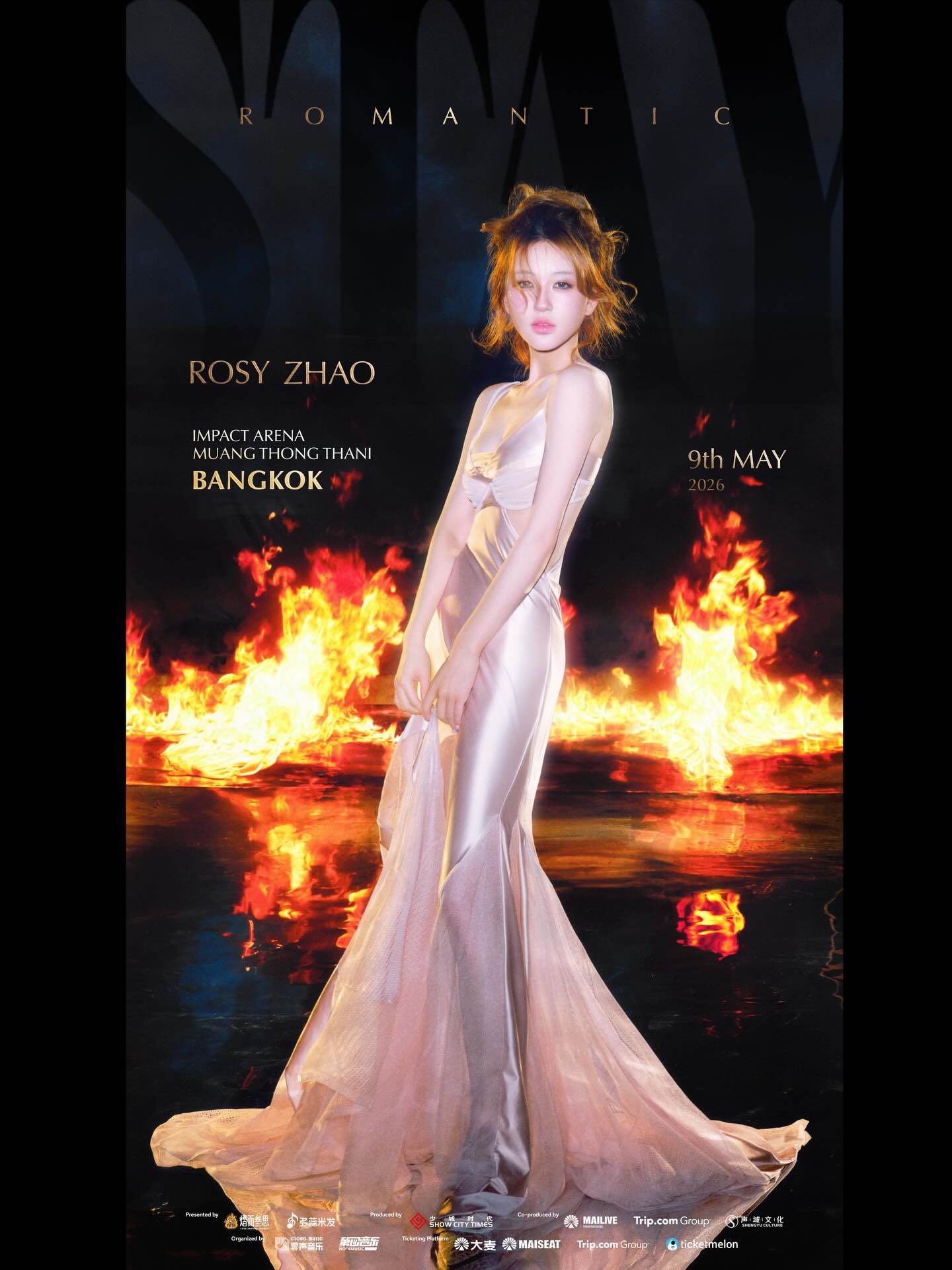 中國女星趙露思積極嘗試不同工作，如今更宣布在泰國開演唱會。（圖／翻攝自趙露思 IG）