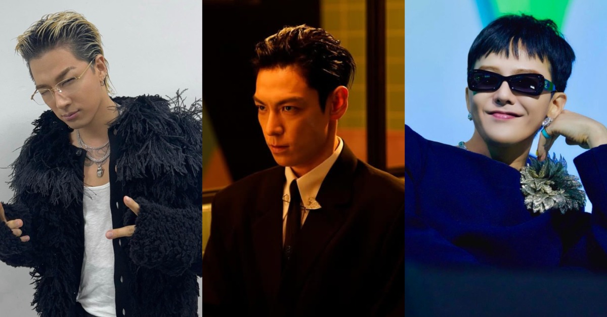 韓國男星T.O.P（中）發專輯，GD和太陽轉發社群為其應援。（圖／翻攝自T.O.P、GD、太陽 IG）