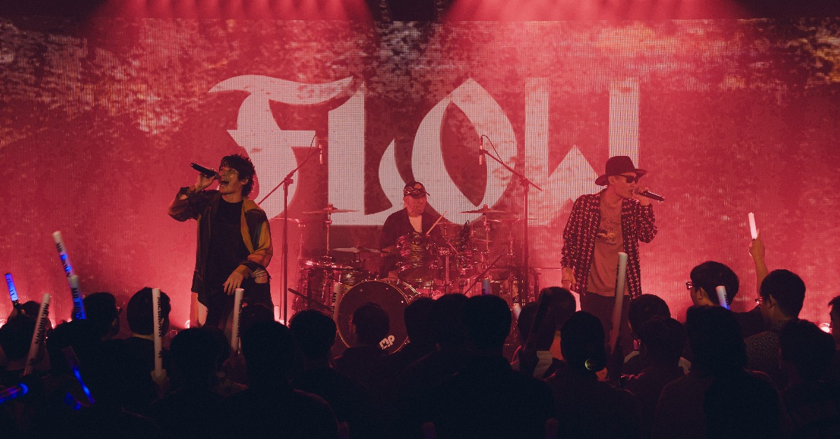 「2026 A.C.F Rollout 傳奇祭」演唱會，第一棒由搖滾樂團FLOW帶來90分鐘的專場演出。（圖／2026A.C.F秋葉原動漫祭提供）