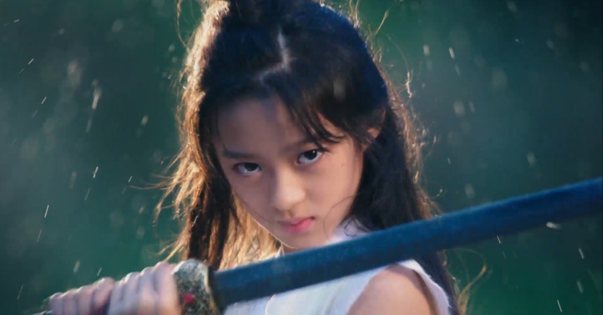 2017年播出的現象級陸劇《楚喬傳》中，黃楊鈿甜飾演幼年版楚喬。（圖／台灣大哥大MyVideo提供）
