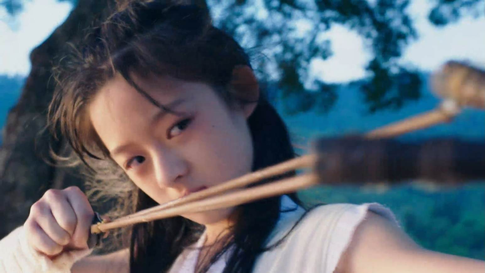 黃楊鈿甜在《楚喬傳》台詞不多，卻憑眼神精準詮釋楚喬的堅韌與不屈。（圖／台灣大哥大MyVideo提供）