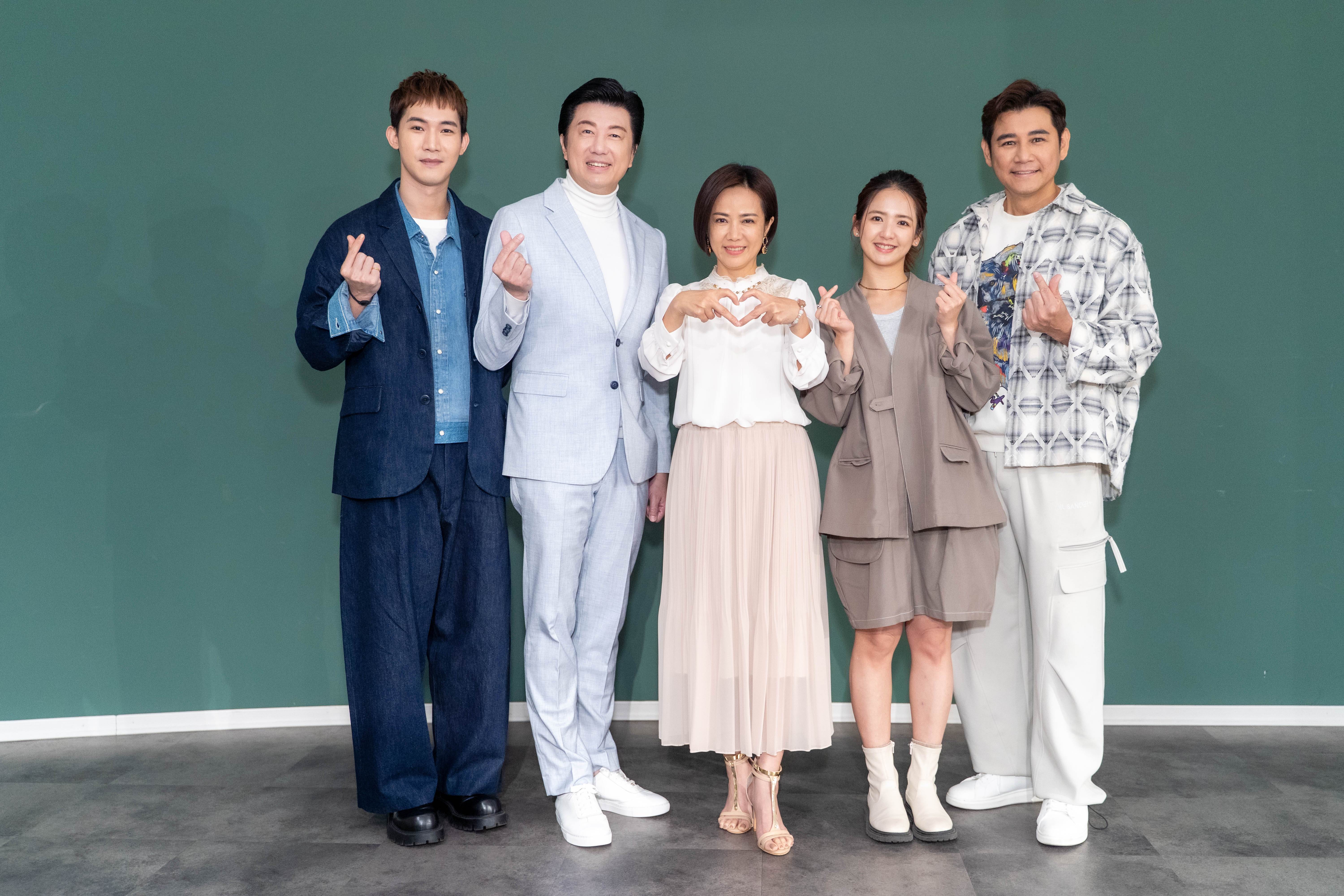 《臥龍好歲月》楊鎮（左起）、吳皓昇、陳仙梅、臧芮萱、陳熙鋒。（圖／大愛）