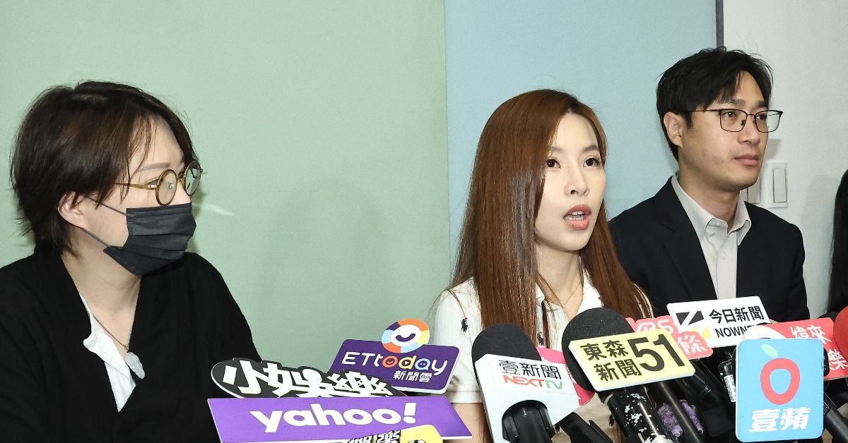 林倪安現身控訴朱宇謀渣男行徑。（圖／東森娛樂）