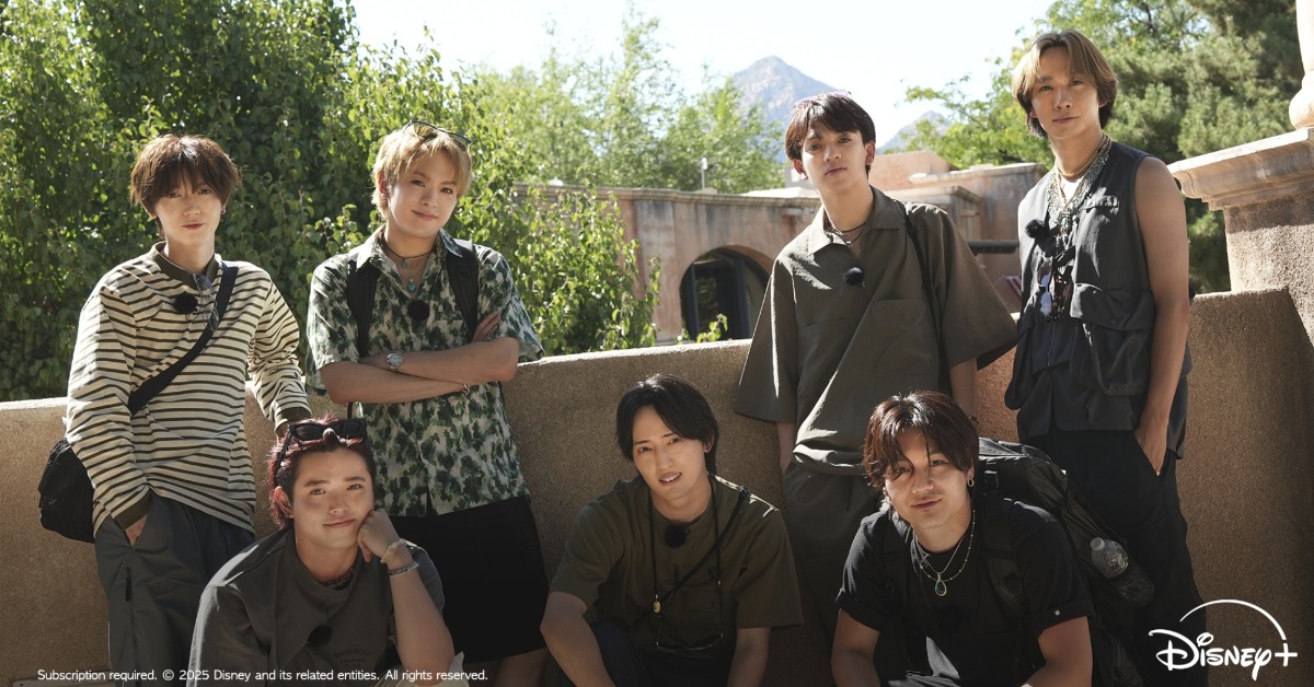 日本男團Travis Japan推出實境秀節目《Travis Japan 到美國放暑假》。（圖／Disney+提供）