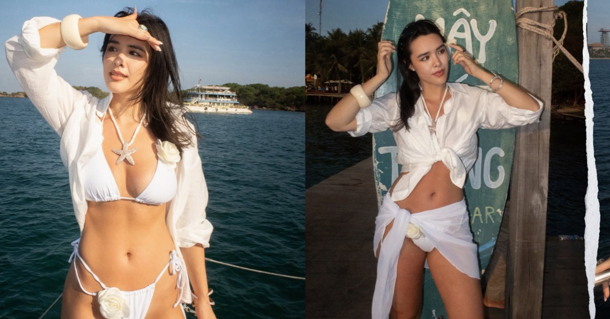 鍾麗緹大女兒張敏鈞（Yasmine）曬比基尼辣照。（圖／翻攝自Yasmine Instagram）