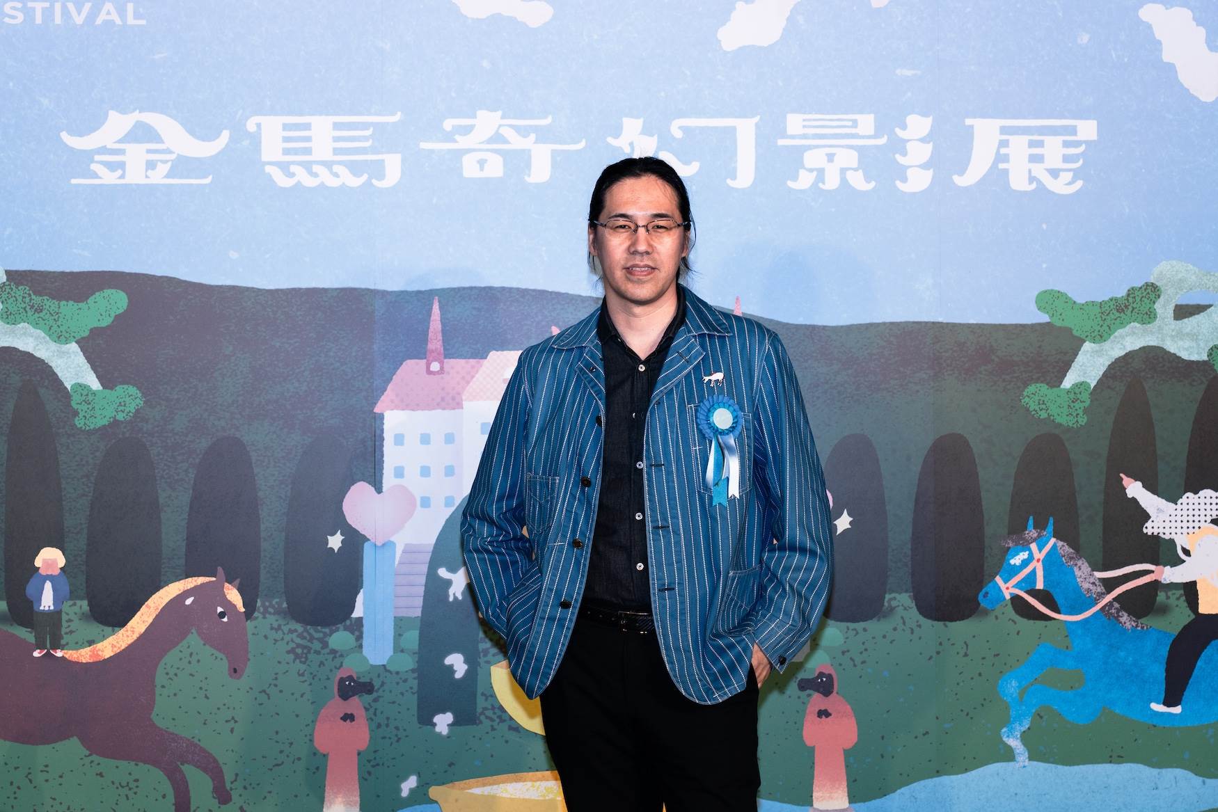 導演四宮義俊創作《花綠青綻放之時》的靈感之一，和家鄉煙火大會取消有關（圖／金馬影展提供）