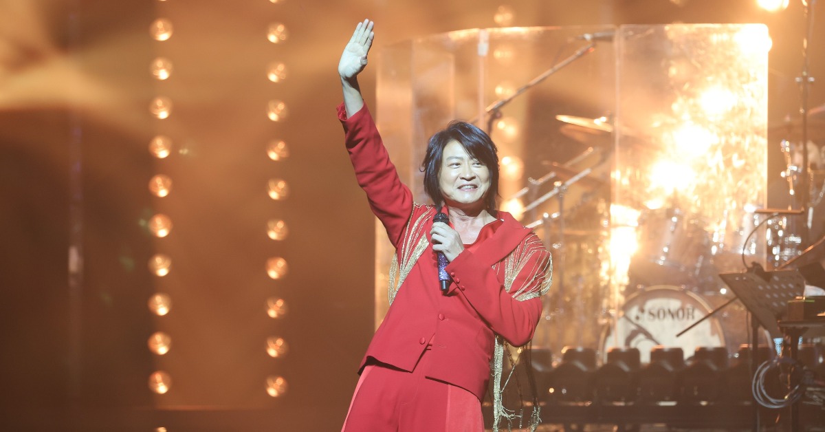 游鴻明睽違18年返台開唱。（圖／東森娛樂）