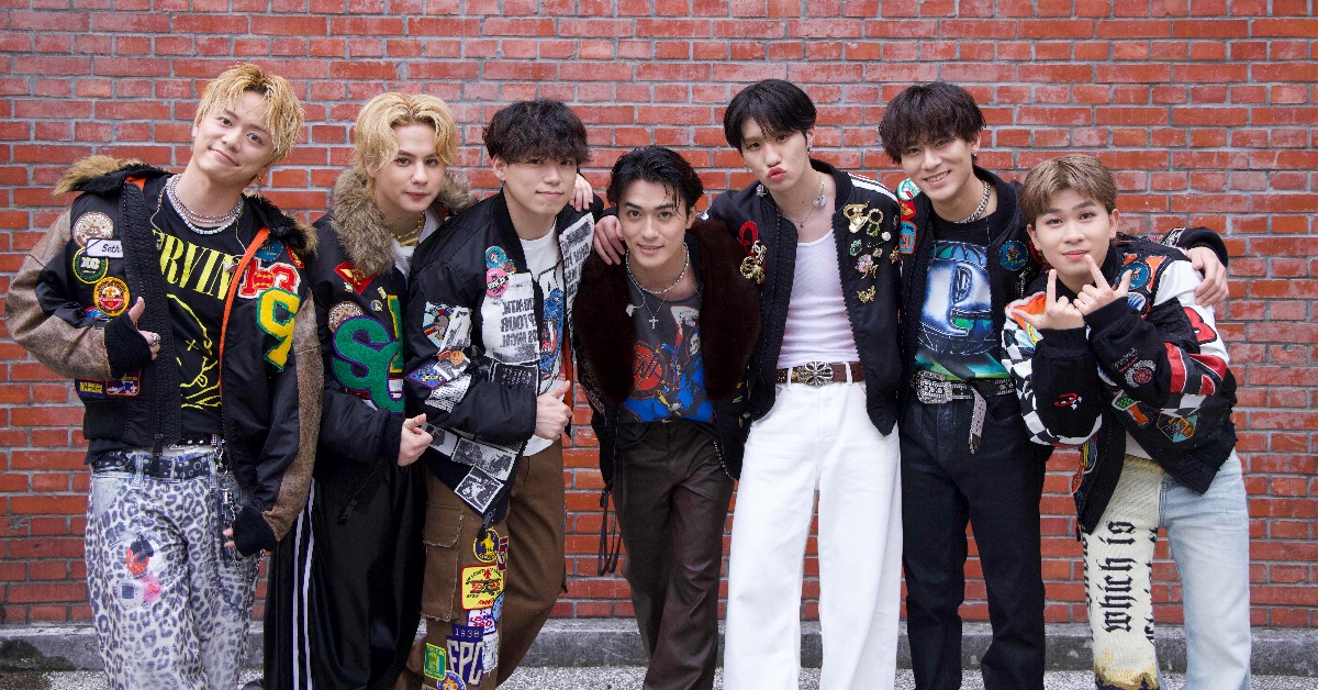 日本男團BALLISTIK BOYZ（左起：日髙竜太、海沼流星、加納嘉將、砂田將宏、松井利樹、深堀未來、奧田力也）。（圖／LDH 愛夢悅提供）