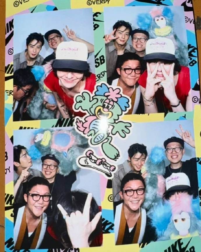 GD和車銀優曾在2024年一起拍攝了人生四格。（圖／翻攝自X）