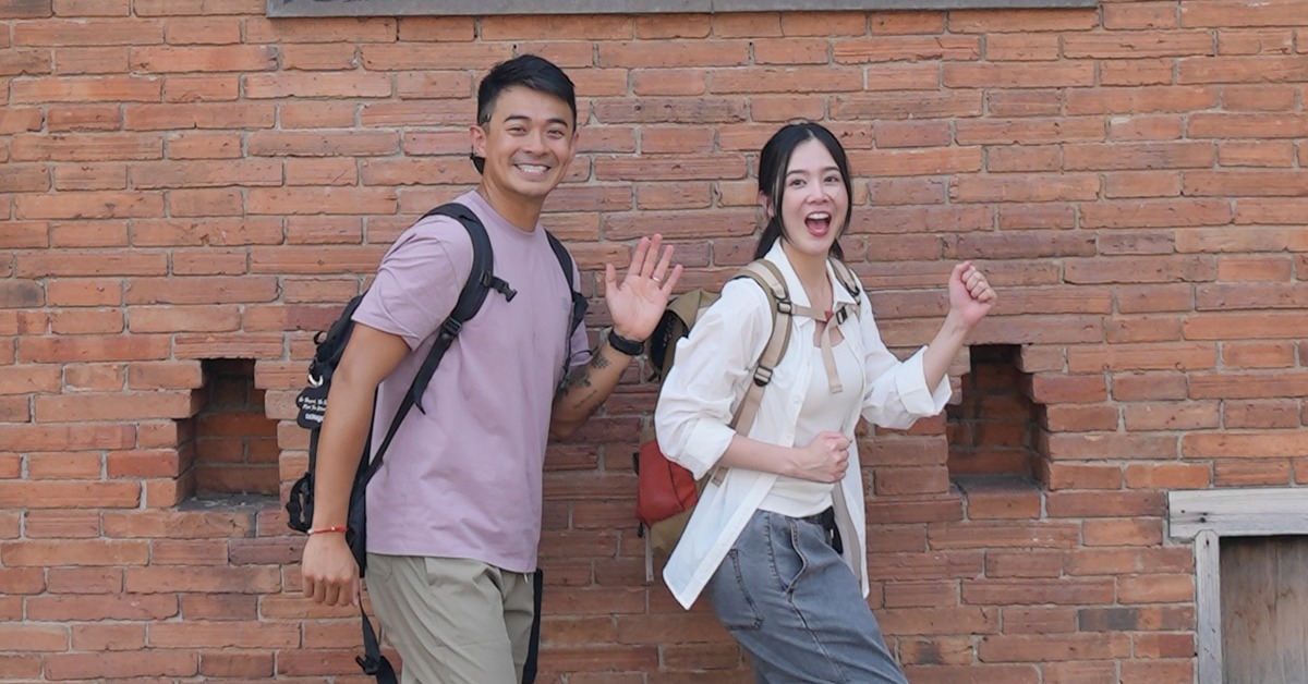 融融與黃可欣首次搭檔主持。（圖／八大電視提供）