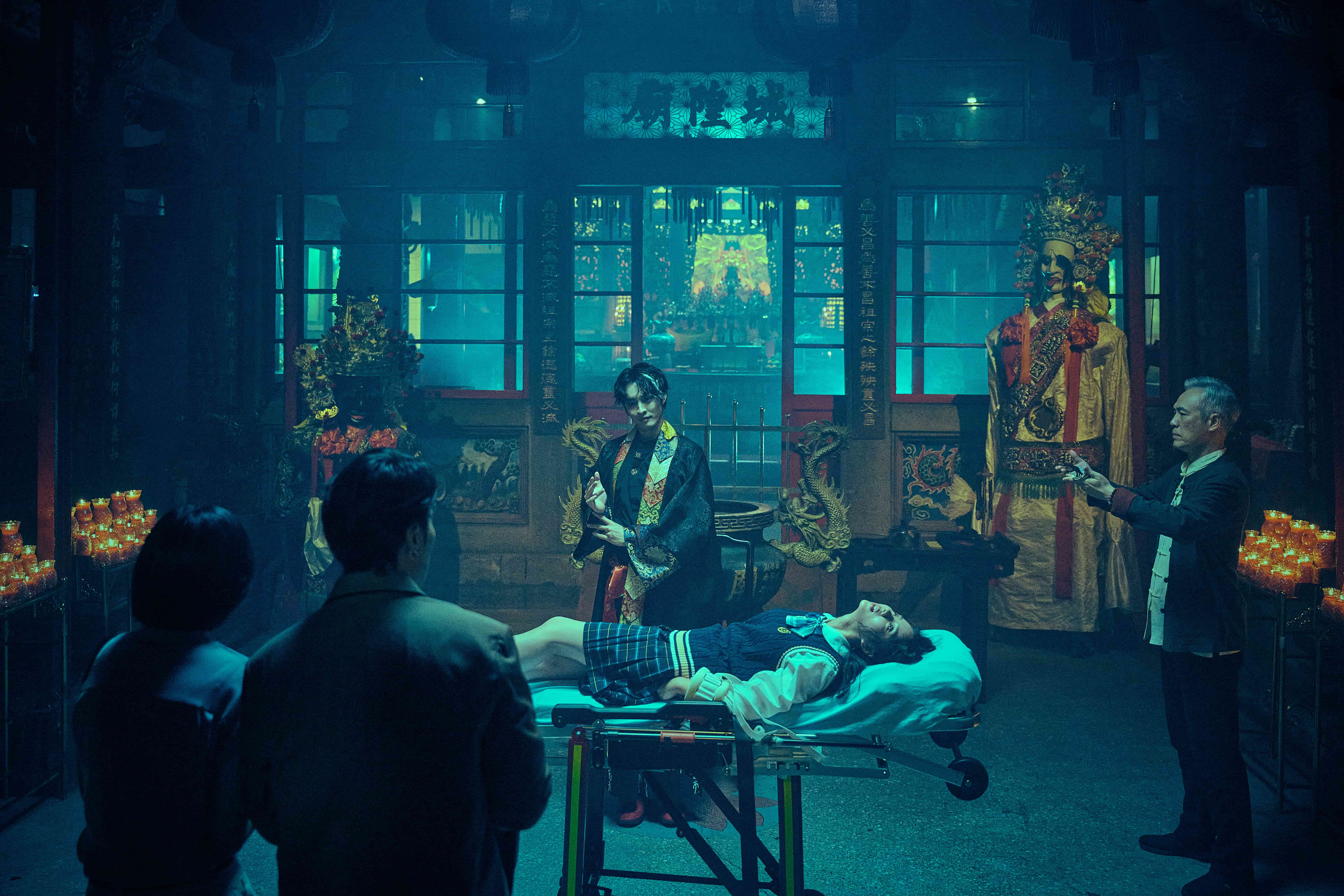 曹佑寧回憶在基隆城隍廟拍攝期間，感覺有種在家的安全感。（圖／威視電影提供）