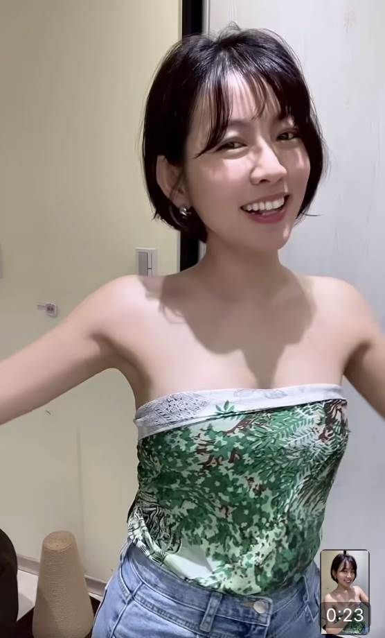 女星米可白（趙亦瑄）換新造型並曬出跳舞影片。（圖／翻攝自米可白臉書）