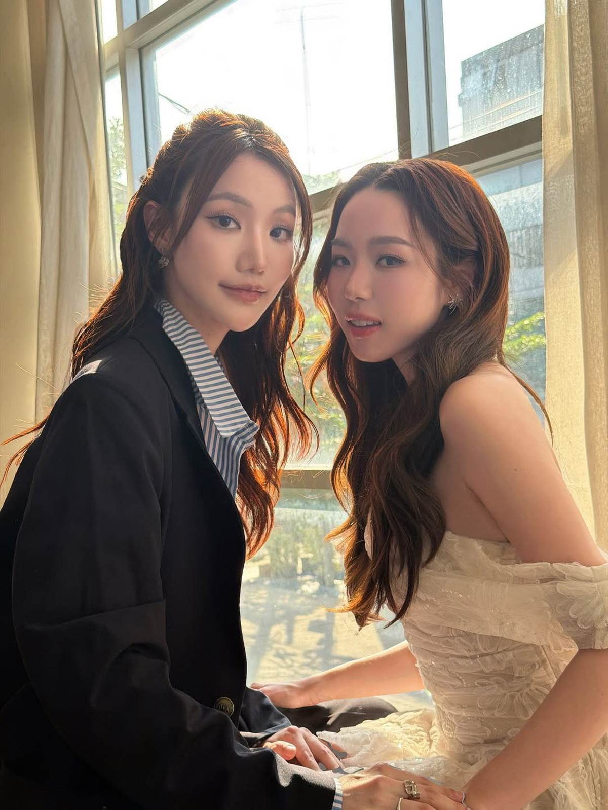 泰流GL劇《我唯一的陽光》Atom與Mer私下互動超可愛。（圖／Flux沐璨國際提供）