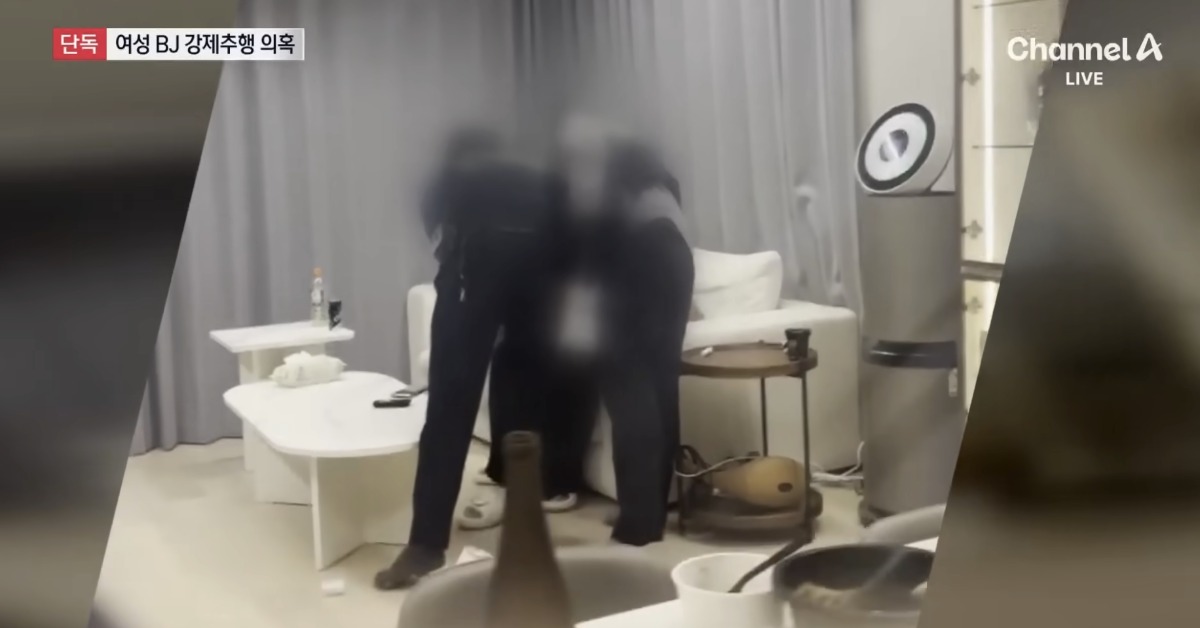 「知名女團成員的哥哥」金某16日被以強制猥褻罪，以現行犯身分被逮捕。（圖／翻攝自《Channel A》 YouTube）