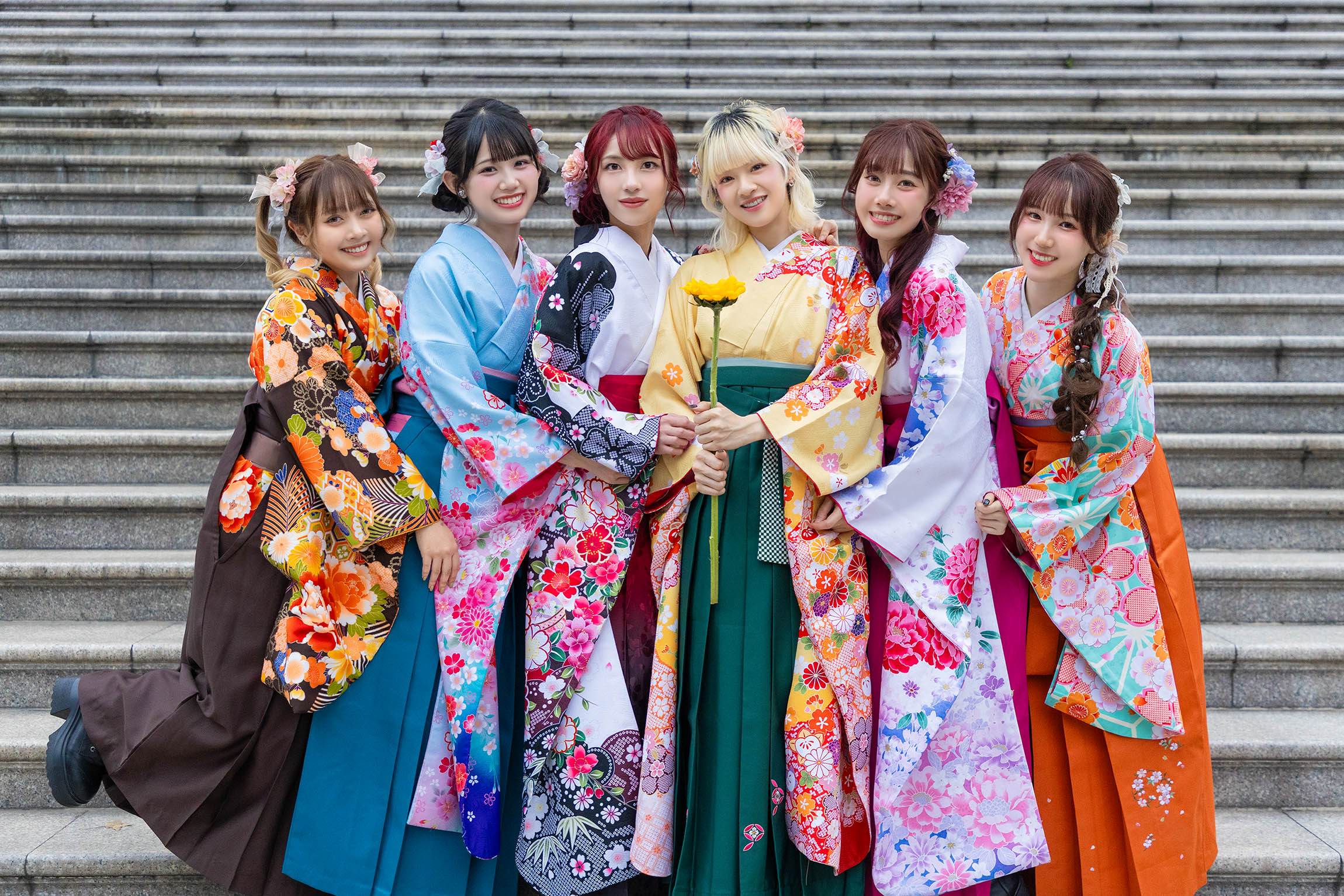 首席國民女團TPE48成員左起：張羽翎、林于馨、林易沄、蔡伊柔、蔡亞恩、劉曉晴。（圖／好言娛樂提供）