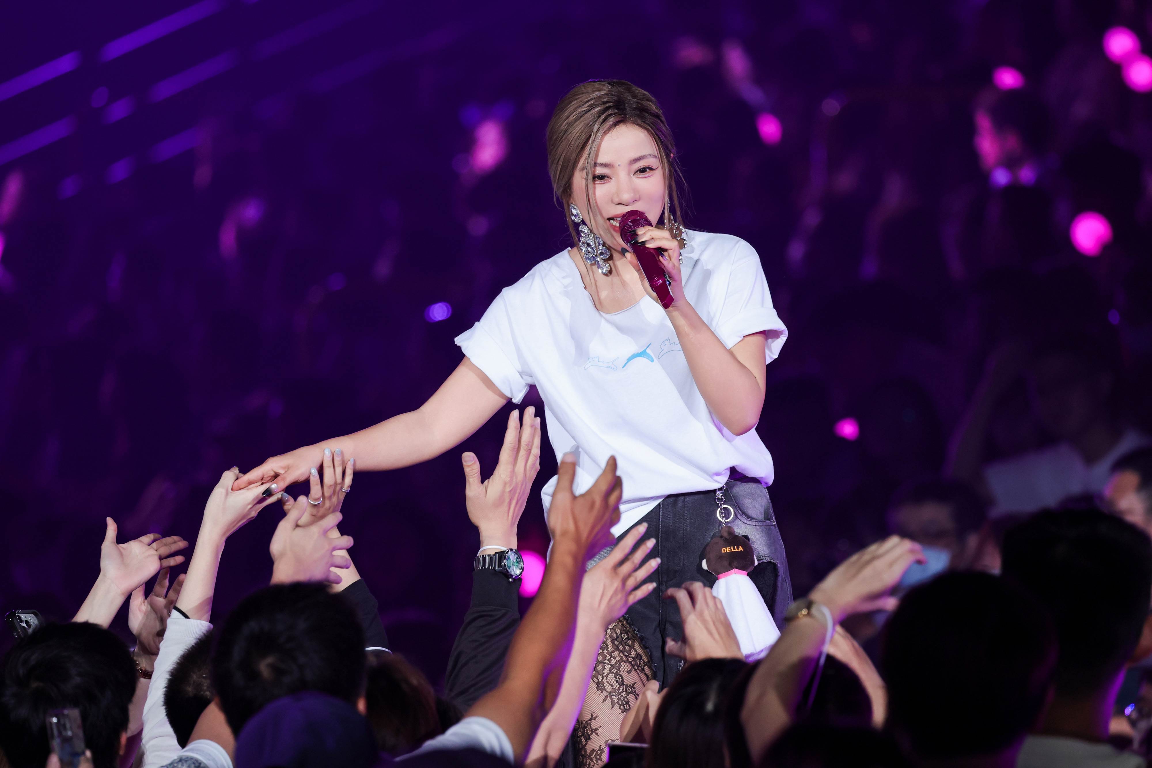 高雄的歌迷熱情不已，丁噹忍不住一唱再唱。（圖／相信音樂提供）