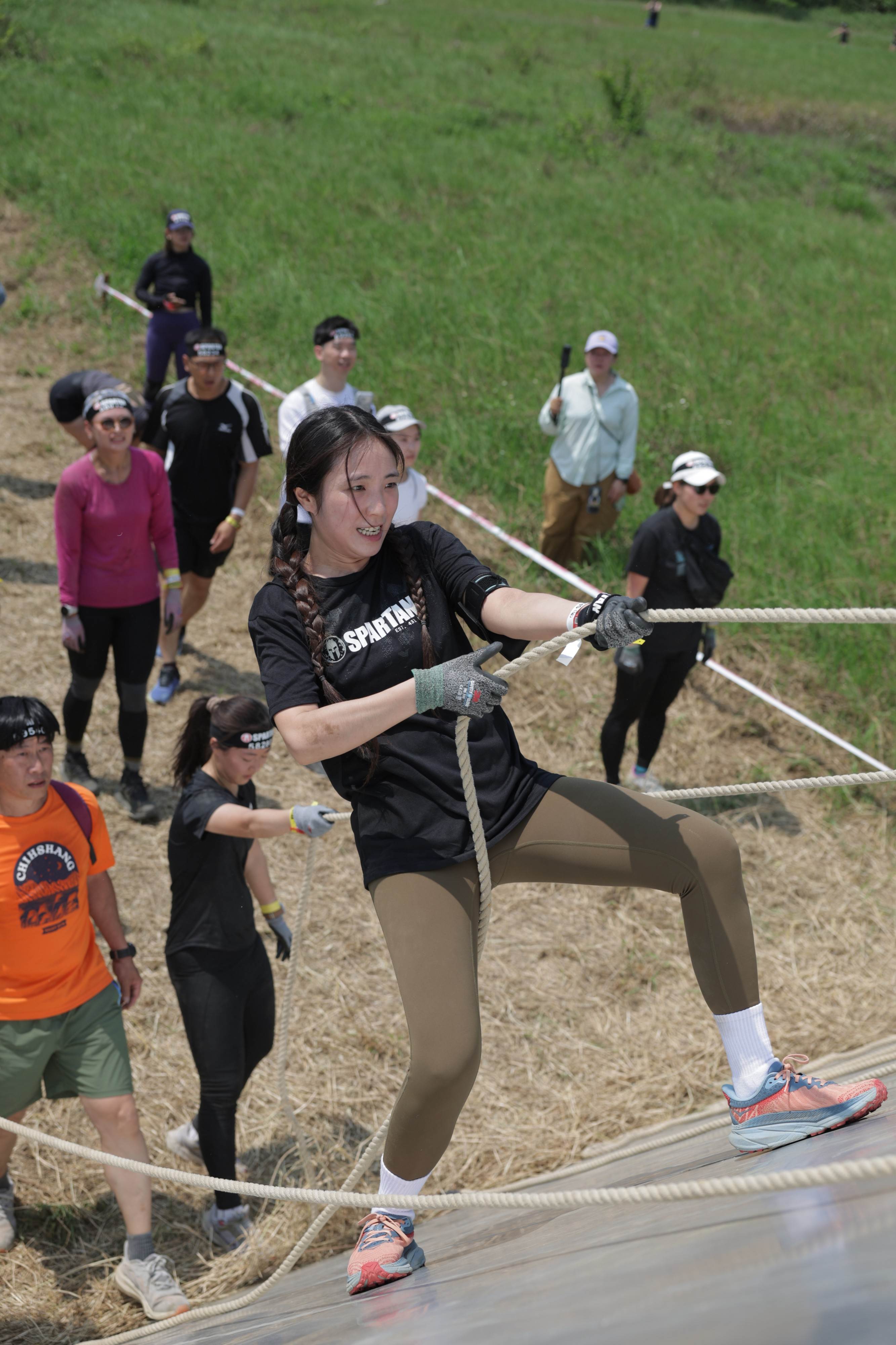 藝人<a href='https://star.ebc.net.tw/search/tags/梁舒涵/' target='_blank'>梁舒涵</a>參加斯巴達障礙跑。（圖／寬寬整合提供）