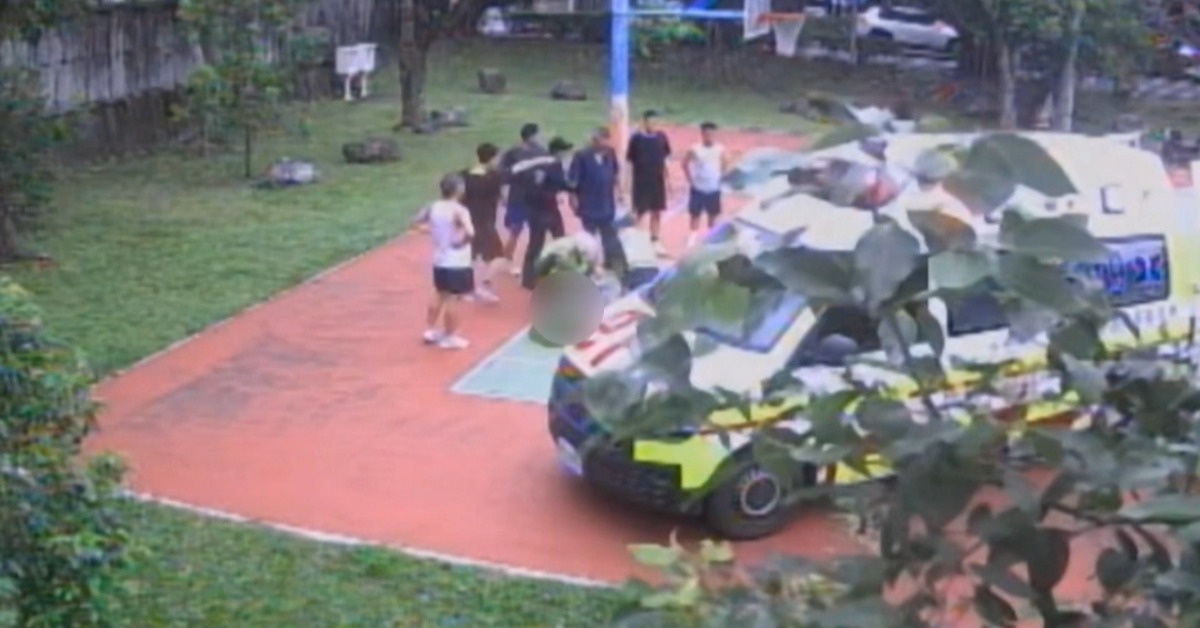 何篤霖大哥打球突倒地 警忍手傷劇痛跪地救回