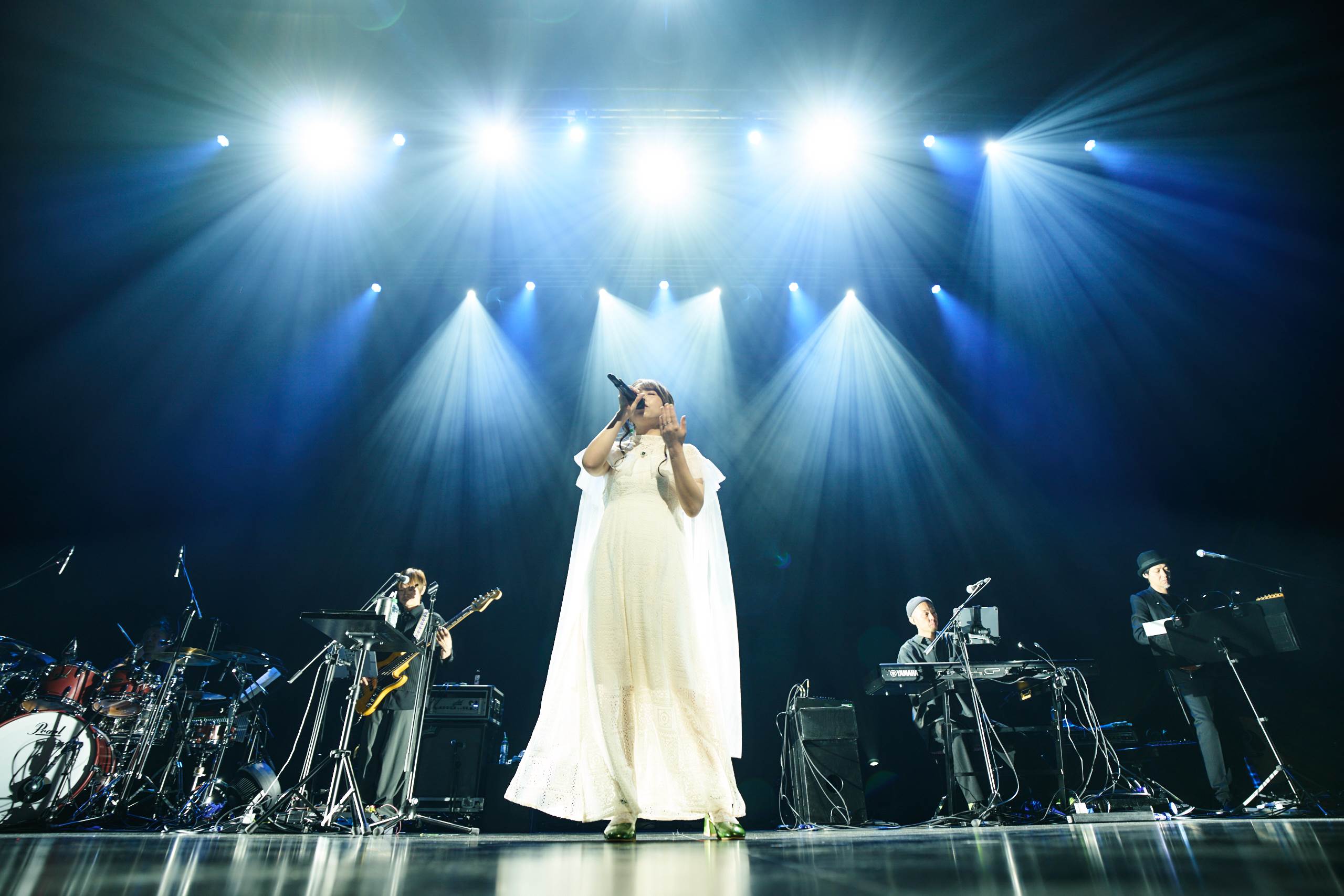 日本創作歌手yanaginagi安可環節，台下大合唱聲音大到幾乎掀翻Zepp New Taipei天花板。（圖／大鴻藝術 BIG ART提供）