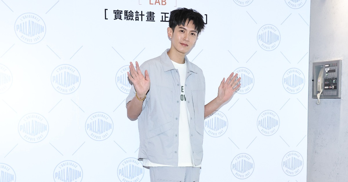 柯震東出席軍靴品牌活動。（圖／東森娛樂）